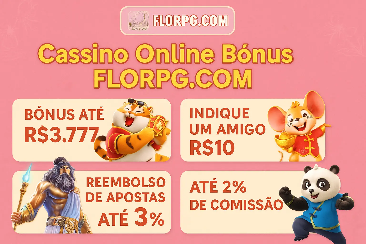 O bônus promocional FLORPG.COM é uma ótima maneira de começar sua aventura